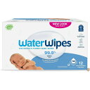 【最大2,025円OFFクーポン配布中】WaterWipes Sensitive Baby Wipes, Natural & Chemical-Free, 12...