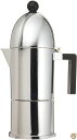 【 先着55名! 2日間限定ゾロ目555円クーポン】【正規輸入品】 ALESSI アレッシィ La cupola エスプレッソコーヒーメーカー/6カップ用 ブラ...