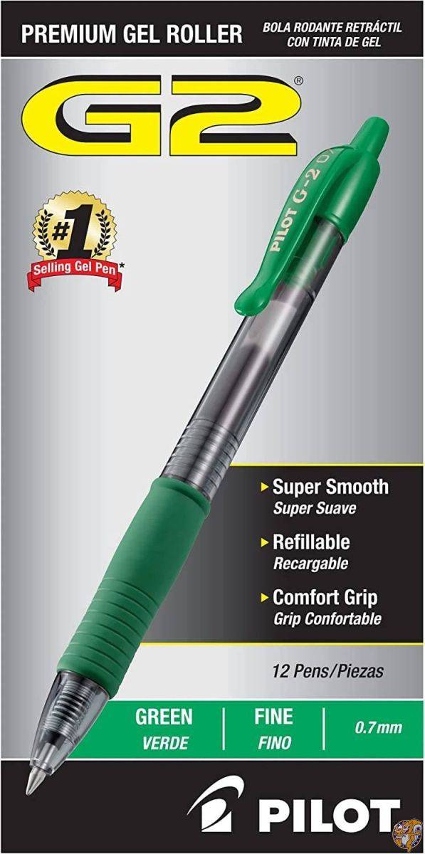 30̾!555OFFG2 Gel Roller Ball Pen, Retractable, Refillable, Gre...
