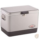 【 先着55名! 2日間限定ゾロ目555円クーポン】コールマン Coleman クーラーボックス スチールベルトクーラー 54qt(51L)キャンプ バーベキュ...