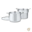 【先着50名様1000円クーポン】クイジナート Cuisinart パスタポット パスタ鍋 3個セット カバー付き ステンレス キッチン 調理器具 44-22
