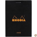 Rhodia メモ帳 No11 A7 罫線入り ブラック