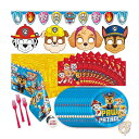 Paw Patrol パウパトロール バースデーパーティー装飾10個セット B0B3LC772W 子供用パーティーグッズ