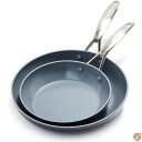 グリーンパン フライパンセット 20cm 26cm IH 対応 バレンシアプロ セラミックコーティング 内外面こびり付きにくくてお手入れ簡単 有害物質不使用 安...