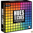 USAOPOLY ヒューズ&キューズ HUES and CUES 鮮やかな色あてゲーム 家族でのゲームナイトに ヒントの言葉と色をつなぎ合わせる 480色の正方形から推測