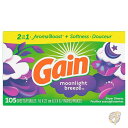 【全品555円クーポン配信中】ゲイン Gain ドライヤーシート ムーンライトブリーズ 105 枚 アメリカ洗剤 海外輸入