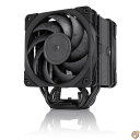【1000円クーポン25日6時間限定!10名様】Noctua NH-U12A chromax.black, 120mm シングルタワー CPUクーラー (ブラック)