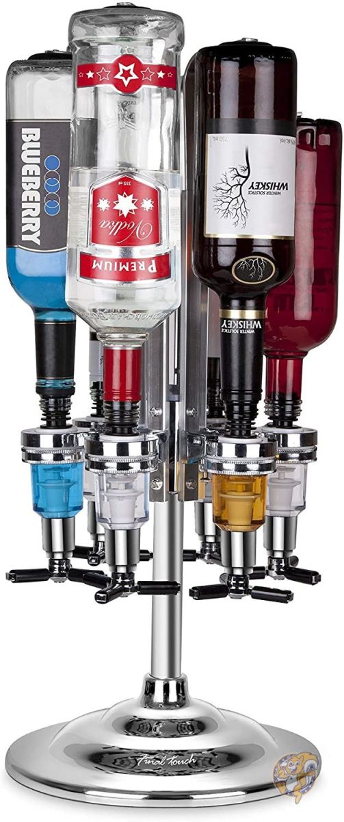 Final Touch 6 Bottle Bar Caddy Liquor Dispenser by Final Touch [並行輸入品] 送料無料