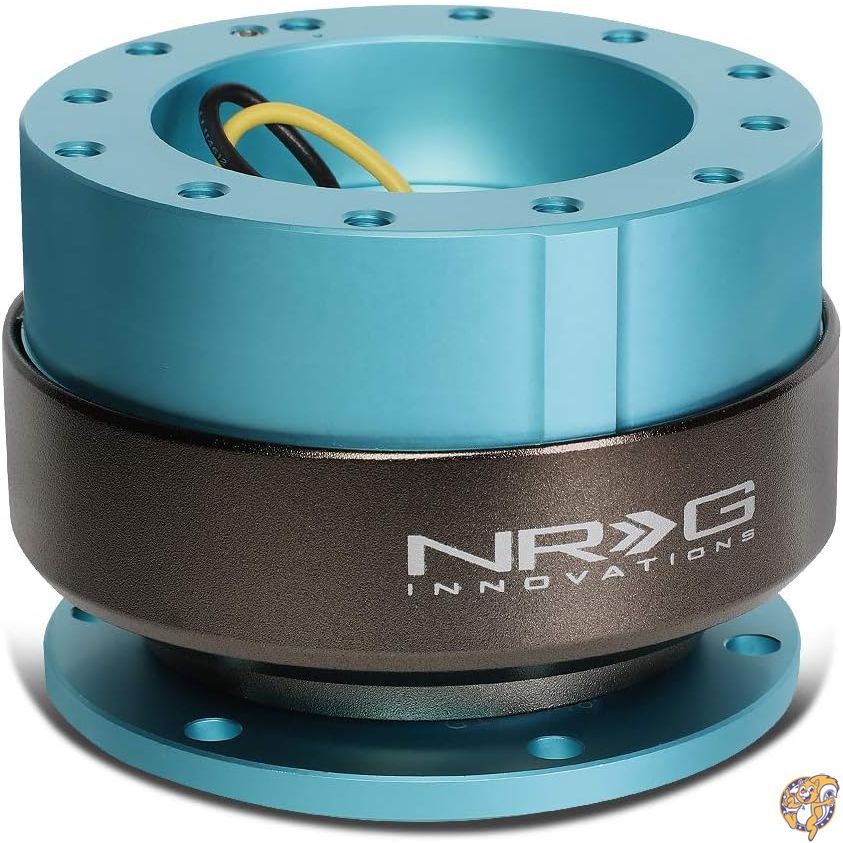 NRG Innovations (エヌアールジーイノベーションズ) SRK-200BK-TI ステアリングホイール クイックリリ..