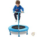 【 先着55名! 2日間限定ゾロ目555円クーポン】キッズトランポリン 屋内用 ハンドル付き 91cm 子供用 安全パッド付き SB-T36BBL SkyBou...