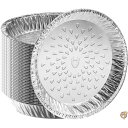【 先着55名! 2日間限定ゾロ目555円クーポン】(50) - 23cm Aluminium Foil Pie Pans. Disposable Tin Pl...