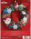 【14-15日限定!1000円クーポン20名様】Christmas Toys Wreath Felt Applique Kit-16