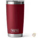 【30日限定500OFFクーポン配信】YETI イエティ ランブラー Rambler ステンレススチール タンブラー ハーベストレッド 20オンス