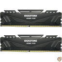 【メモリ DDR4】 Gigastone ブラック Game Pro デスクトップPC用メモリ DDR4 16GBx2枚 (32GB) DDR4-3200MHz PC4-25600 CL16 1.35V 288 Pin Unbuffered Non-ECC UDIMM Memory Module For Gaming Desktop(2)