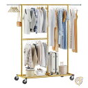 【4/30日限定★円高還元!!510円クーポン】ハンガーラック 衣類ラック 車輪付き ディスプレイ インテリア rolling clothes rack Ray...