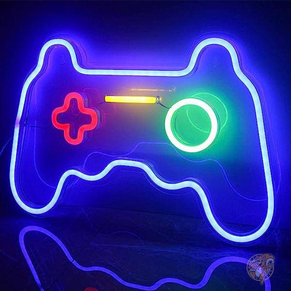 【クーポン配信中】YEGUANG インテリア 照明 ネオンサイン ゲームコントローラー ゲームルーム