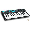 Alesis 小型 USB MIDIキーボード・パッドコントローラー 25鍵 V Mini 送料無料