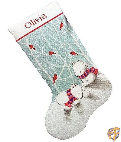 Snow Bears Stocking Counted Cross Stitch Kit-16