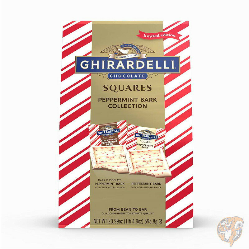 ギラデリ GHIRARDELLI チョコレート ペパーミント バーク アソート 595g(20.99oz）
