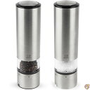 【 先着55名! 2日間限定ゾロ目555円クーポン】プジョー PEUGEOT ミル 電動 ソルト&ペッパー 2本セット 塩・胡椒 粗さ調節 容量ペッパー20g ...