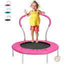 【 先着55名! 2日間限定ゾロ目555円クーポン】幼児 子供用トランポリン ハンドル付き 子供用屋内ミニトランポリン 91cm Mini Trampoline...