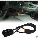 KAYCENTOP 車用ハンドルロック シートベルトロック 盗難防止装置 最大17インチ長 小型 軽量 多機能 ほとんどの車にフィット SUV ゴルフカートセキ...