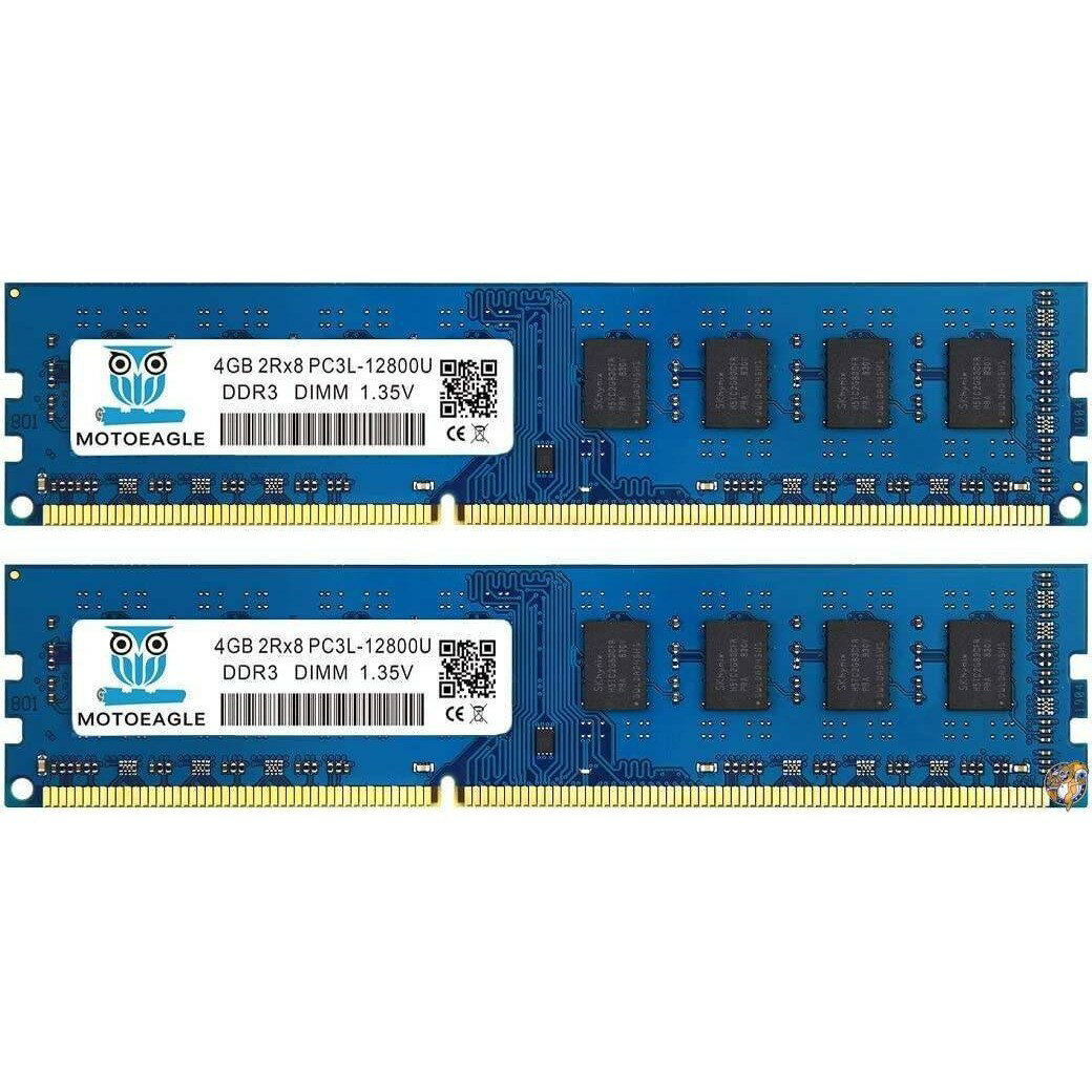 memory ram (PC3 12800UL, PC3L 12800U 4GBX2-G)