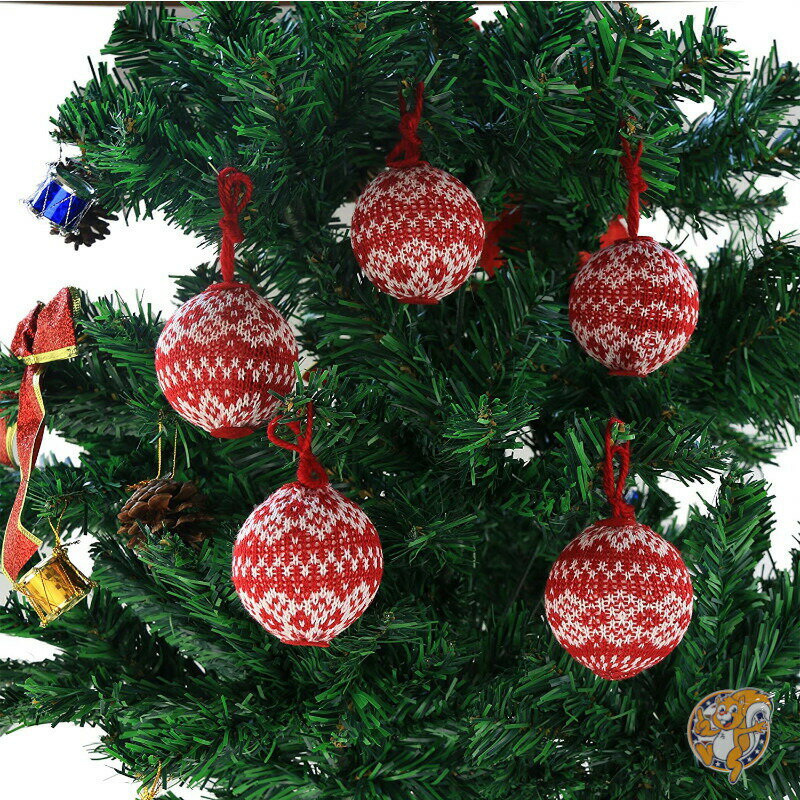 レッド ホワイト ニットセーター クリスマスボール オーナメント 10個セット クリスマスオーナメント クリスマス飾り クリスマス装飾 お洒落 おしゃれ アメリカ輸入品 送料無料