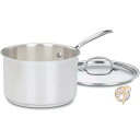 【 先着55名! 2日間限定ゾロ目555円クーポン】クイジナート ステンレス ソースパン 蓋付き Cuisinart 7194-20 3.7リットル 送料無料