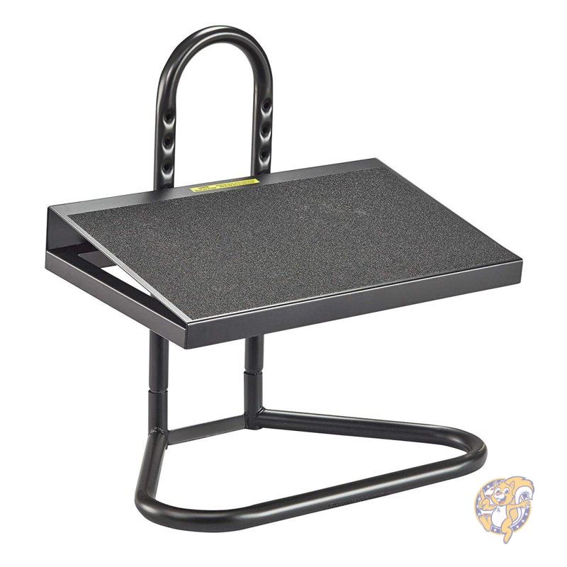 【ポイント3倍4日&5日】Safco フットレスト タスク マスター 調節可能 9つの体位 ブラック 並行輸入品 送料無料