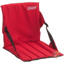 【19日20時~!1000円クーポン20名様】コールマン スタジアム チェアシート レッド Coleman ベンチクッション 背もたれ付き座布団 送料無料
