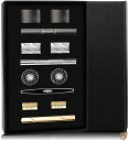 Yadoca ネクタイクリップとカフスボタンセット メンズ ネクタイ ネクタイピン ビジネスシャツ タキシード ウェディングギフト ボックス付き 送料無料