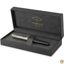 【19日20時〜!1000円クーポン20名様】PARKER パーカー 万年筆 ソネット プレミアム メタル&ブラックGT 細字 18金ペン先 ギフトボックス入り...