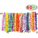 Joyin Toy 60個 トロピカル ハワイアン ルアウ フラワー レイ パーティー 記念品 (5ダース) 送料無料