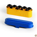 【4/30日限定★円高還元!!510円クーポン】KODAK フィルムケース - 35mmフィルム5ロール用 コンパクトレトロスチールケース フィルムロールの分類...