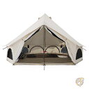 【30日限定500OFFクーポン配信】WHITEDUCK テント ホワイトダック キャンプ用品 アバロン キャンバス ベル テント ナチュラルホワイト 6人 キ...