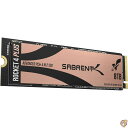 【1000円クーポン25日6時間限定!10名様】SABRENT SSD 8TB、M.2 8TB、PCIe 4.0 M.2 SSD、NVMe 8TB、Gen4 2280、内蔵SSD最大7100MB/秒 ロケット4 PLUS エクストリームパフォーマンス (SB-RKT4P-8TB)