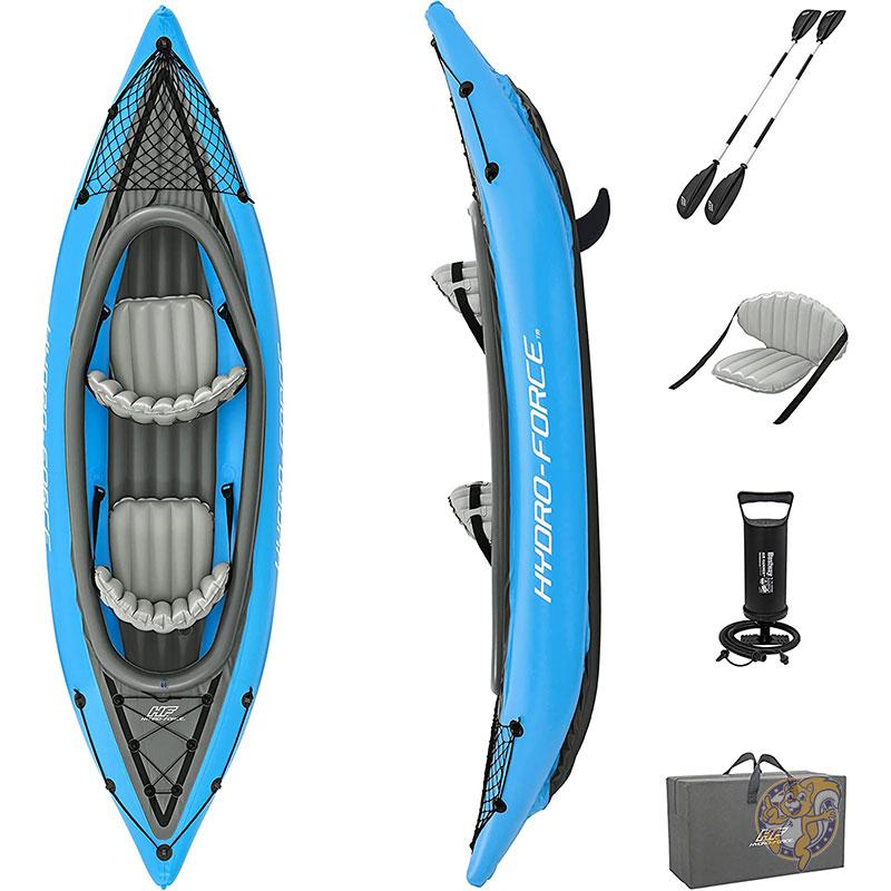 【クーポン配信中】Bestway ベストウェイ アウトドア マリンスポーツ ハイドロ フォース カヤック 2-Person Cove Champion 送料無料