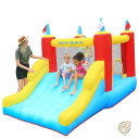 【 先着55名! 2日間限定ゾロ目555円クーポン】インフレータブル バウンスハウス スライド付き 子供用 遊具 送風機付き 72054 Doctor Dolp...
