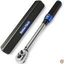 【1000円クーポン25日6時間限定!10名様】トルクレンチ、9.5mm差込角、5~45 ft.lb / 7~61Nm、3/8インチ、RebarTech製