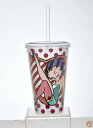 【全品555円クーポン配信中】Enesco Betty Boop by Britto Red with Glitter Tumbler, 9.5", Multicolor by