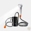 【 先着55名! 2日間限定ゾロ目555円クーポン】AZXJC ポータブル アウトドア シャワー 水圧二段階 4400mAh バッテリー駆動 送料無料
