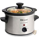 【 先着55名! 2日間限定ゾロ目555円クーポン】エリートグルメスロークッカー Elite Gourmet MST-250XS 電気 1.5qt ミニ 送料無...