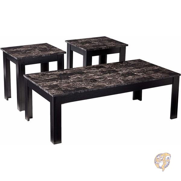 大理石風 コーヒーテーブル リビング テーブル 3点 セットアメリカ輸入家具 アメリカ輸入雑貨 輸入テーブル 海外家具 マーブル風テーブル アメリカ家具 送料無...