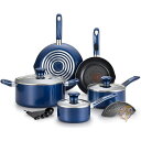 ティファール 調理器具セット T-FAL B037SE64 テフロン加工 14個入り ブルー 送料無料