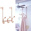 ドア用フック コート掛け 3連フック ドアを有効活用 Rose Goldアメリカ輸入家具 アメリカ輸入雑貨 送料無料