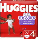 【 先着55名! 2日間限定ゾロ目555円クーポン】ハギーズ ベビーおむつ Huggies サイズ4 9~16kg テープタイプ 22枚 リトルムーバー アメリ...