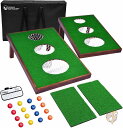 【 先着55名! 2日間限定ゾロ目555円クーポン】ゴースポーツ バトルチップvsゴルフゲーム グリーン GoSports ゴルフコーンホールゲーム 送料無料