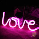 モアタイム ネオンサイン MorTime LOVE LED ライトアップサイン ピンク 壁 デコ 送料無料