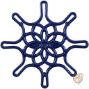 【先着30名様!全品555円OFF】ロッジ キャストアイロン トリベット 20.3センチ Lodge インディゴブルー 鍋敷き 送料無料